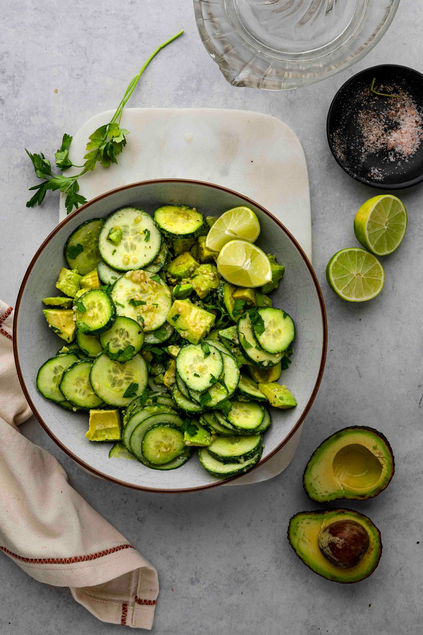 Cucumber & Avocado Salad