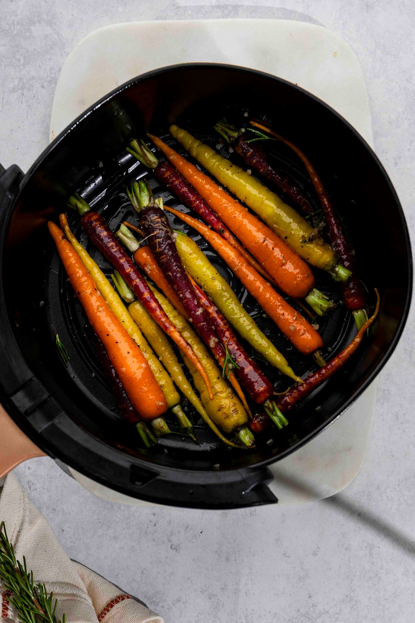 Airfryer Roasterd Garlic Carrots