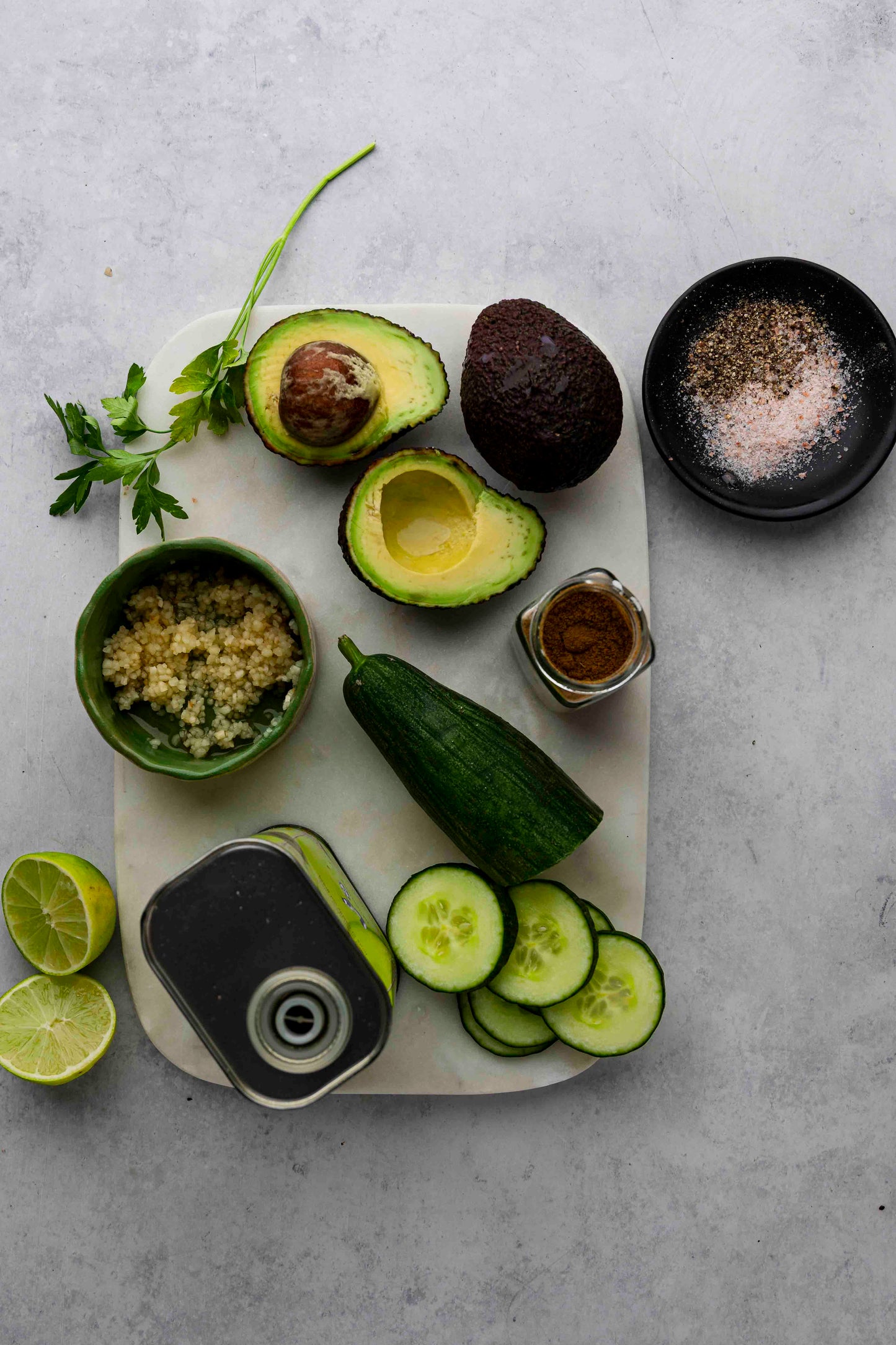 Cucumber & Avocado Salad