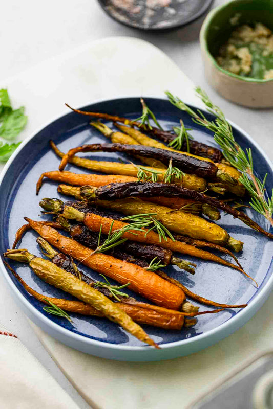 Airfryer Roasterd Garlic Carrots