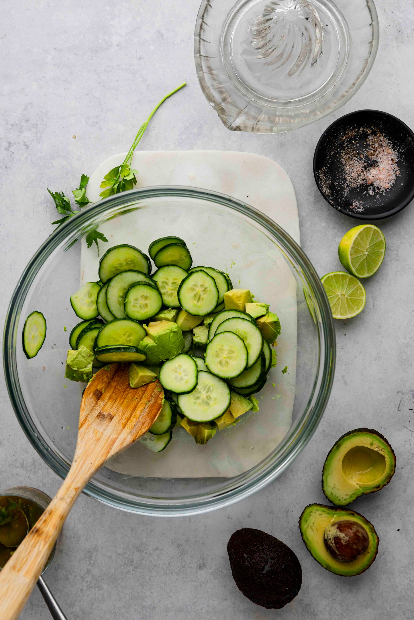 Cucumber & Avocado Salad