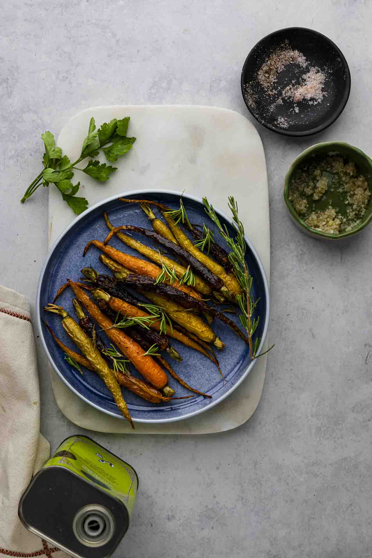 Airfryer Roasterd Garlic Carrots