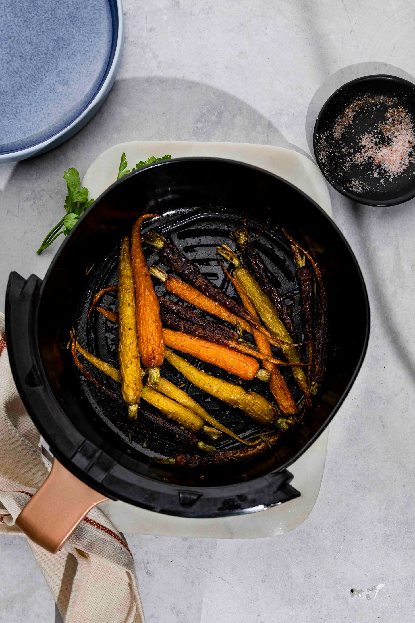 Airfryer Roasterd Garlic Carrots