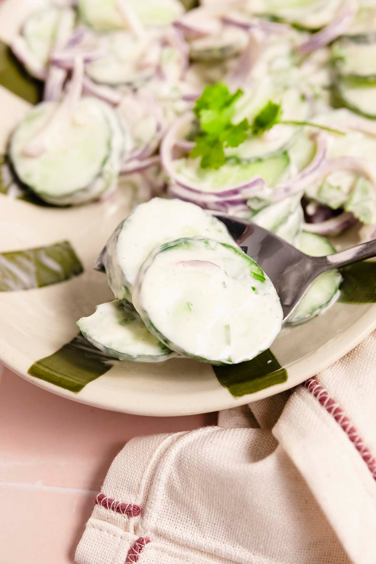 Creamy Cucumber Salad